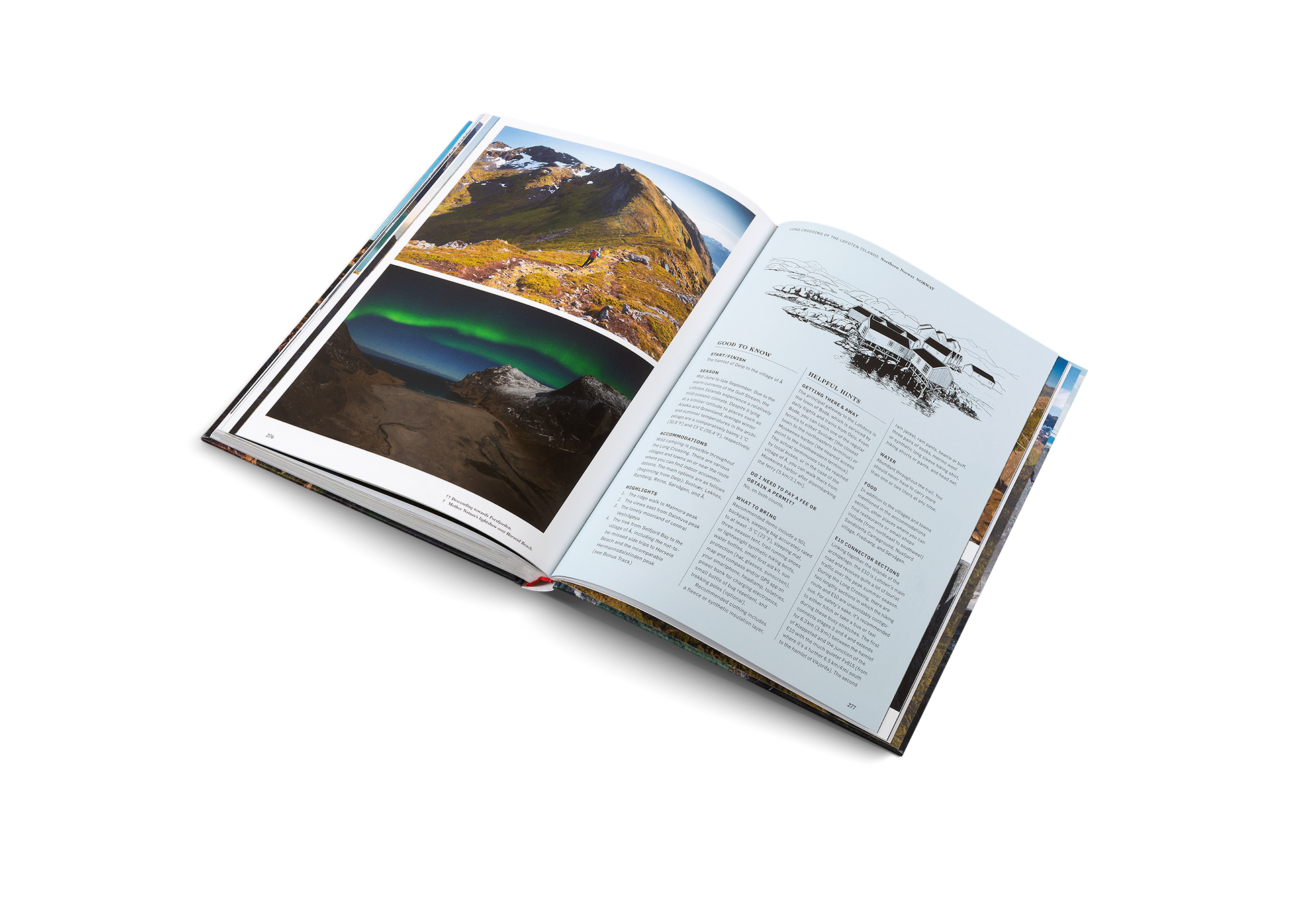 Mid-June to late September. Due to the warm currents of the Gulf Stream, the Lofoten Islands experience a relatively mild oceanic climate. Despite it lying at a similar latitude to places such as Alaska and Greenland, average winter and summer temperatures in the archipelago are a comparatively balmy 1°C (33.8°F) and 13°C (55.4°F), respectively. Get more hiking tips with Wanderlust Nordics, a book by gestalten and Cam Honan.