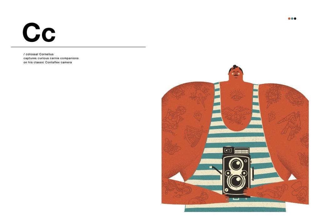 Alphabet book letter C