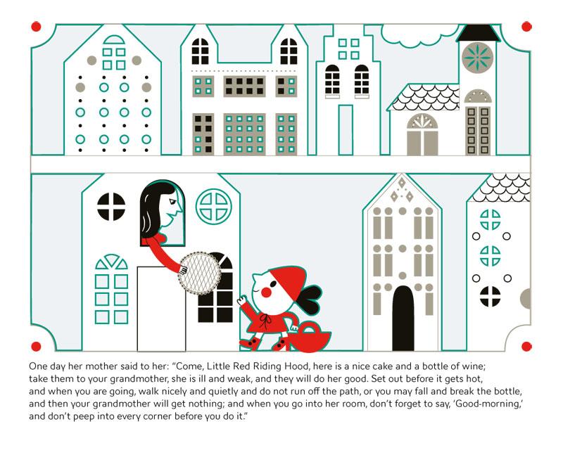 Little Red Riding Hood - A traditional story with modern illustrations