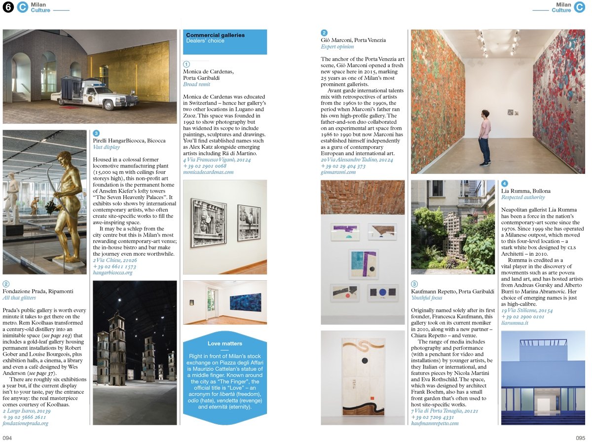 Culture and museums in The Monocle Travel Guide to Milan
