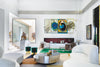 White interior design in The House of glam