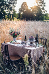 A table set up by Nora Eisermann and Laura Muthesius from Our Food Stories featured in their cookbook.