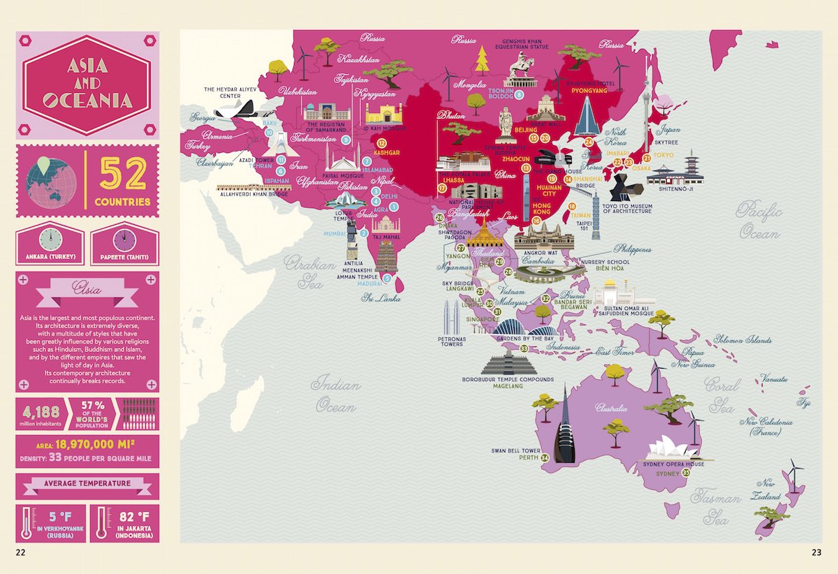 The Illustrated Atlas of Architecture and Marvelous Monuments 978-3-89955-775-6
